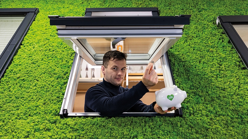 GREENVIEW windows are your piggy bank in the roof