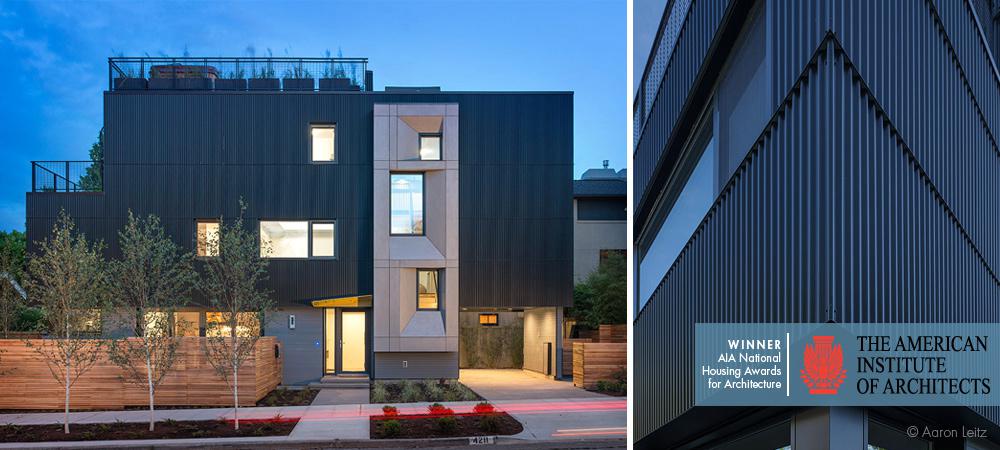 The AIA Housing Award for "Park Passive" house with FAKRO skylights 