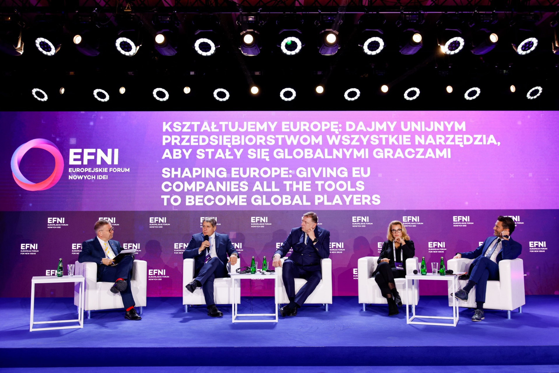 Paweł Dziekoński as a speaker at the European Forum for New Ideas 2023