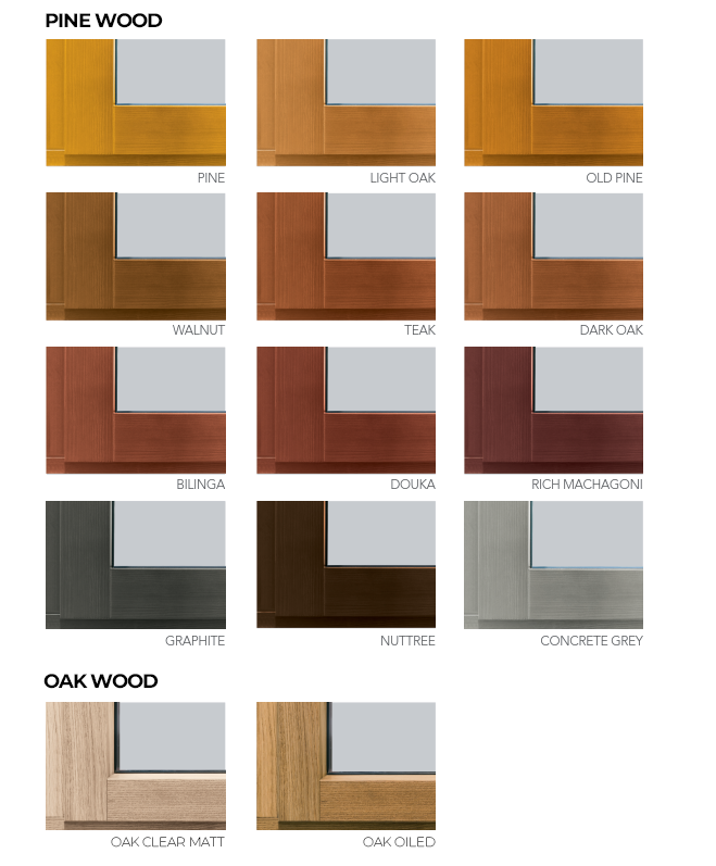 Available colours
