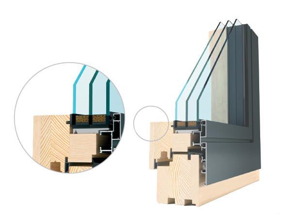 Finish options of the sash inner side