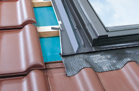 Flashings are essential for the tight connection of roof 