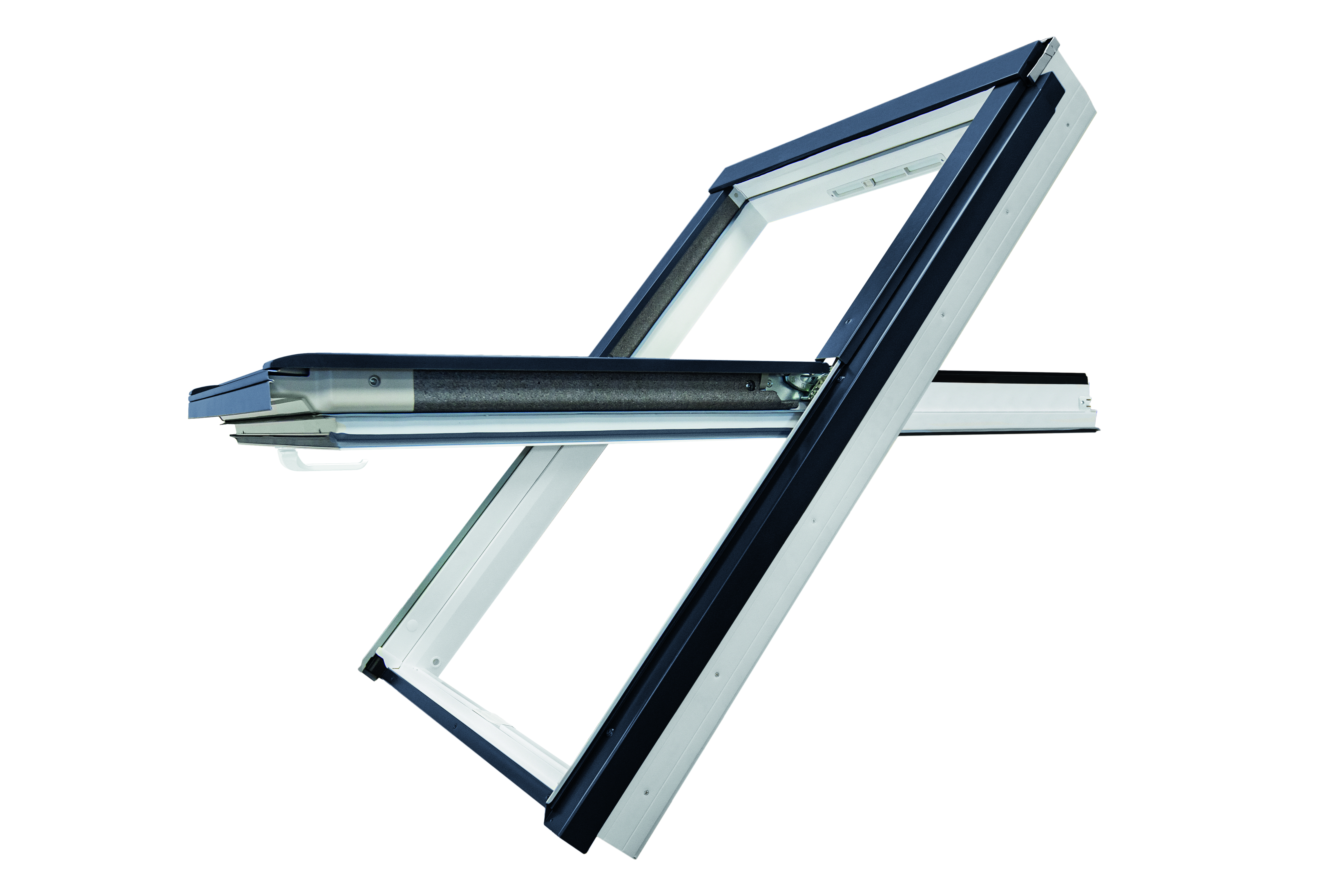 PVC pivot windows