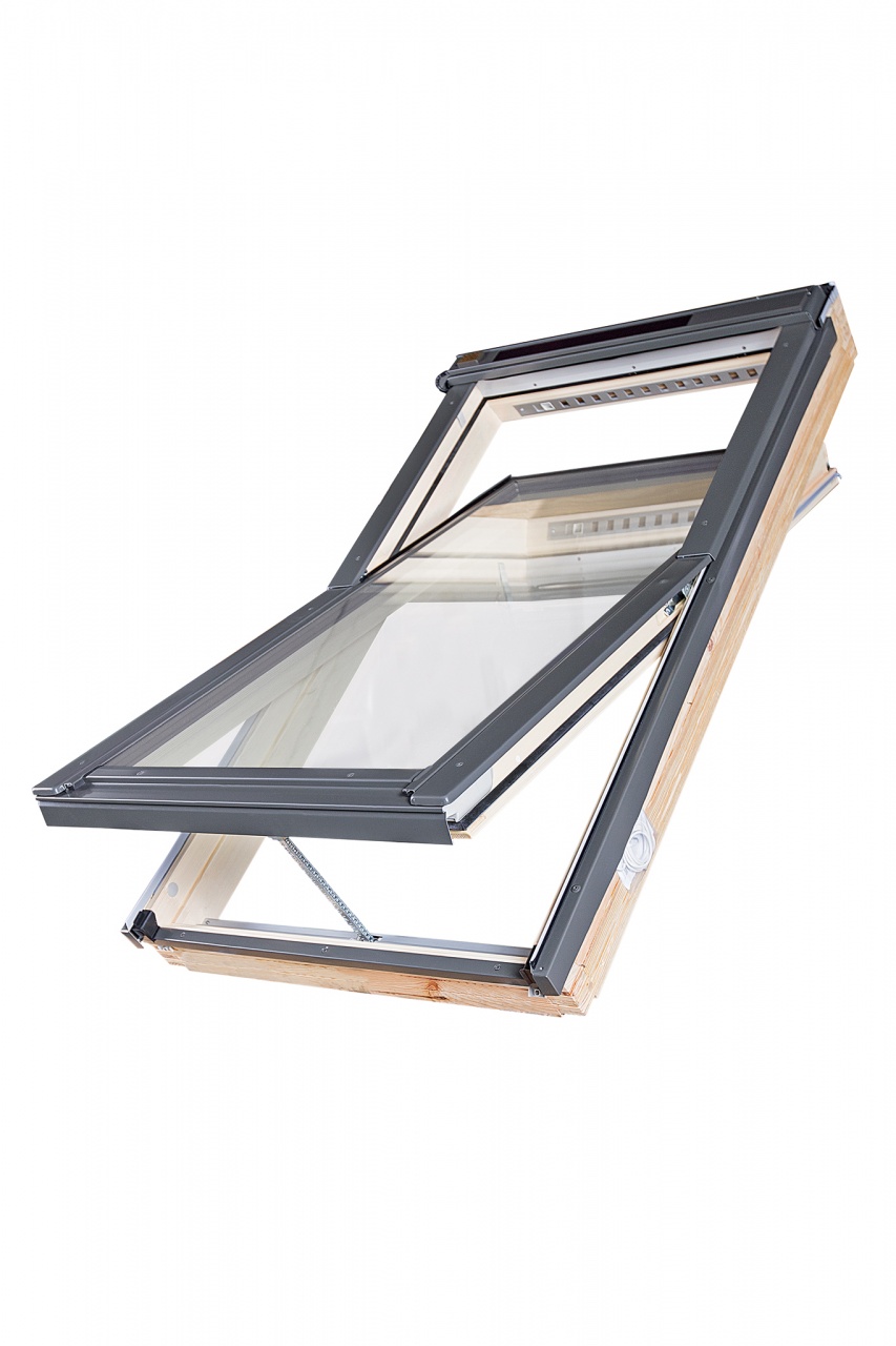 Solar type roof window