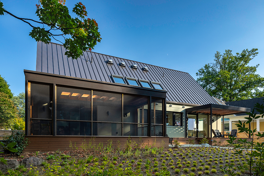 Net-zero energy home in the suburbs of Virginia